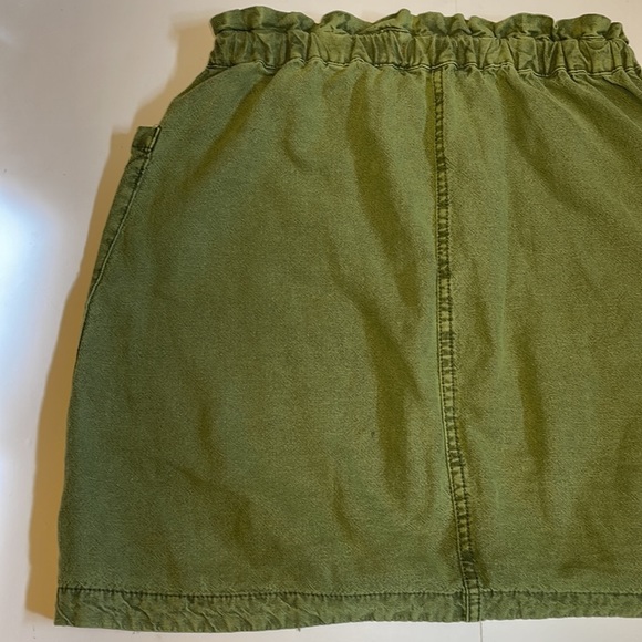 Anthropologie Pilcro Green Linen Blend Skirt - Women’s Size Medium - Picture 6 of 14